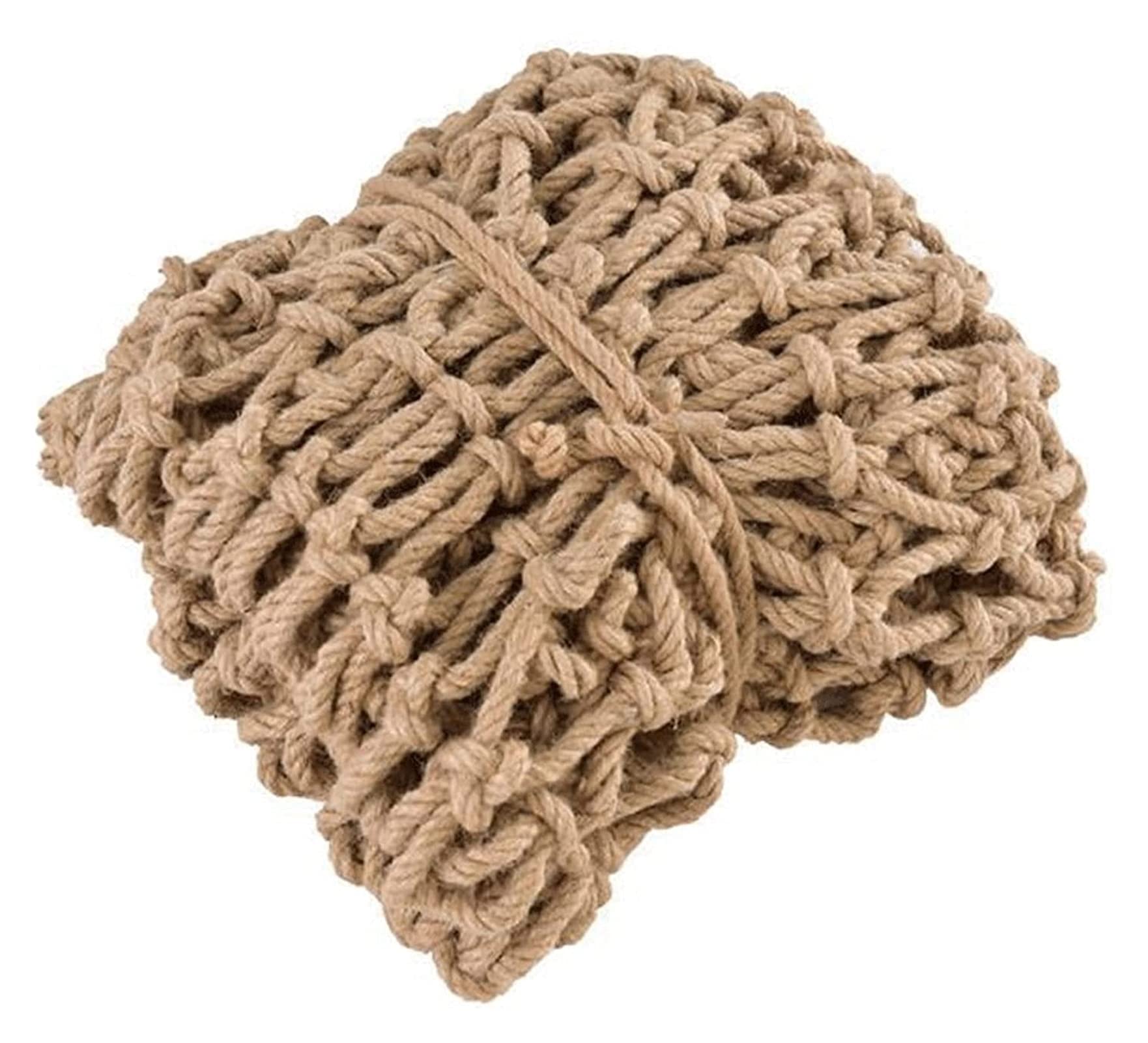 Ganggend Hemp Rope Net 4ftx8ft Heavy Duty Natural Jute Rope Net