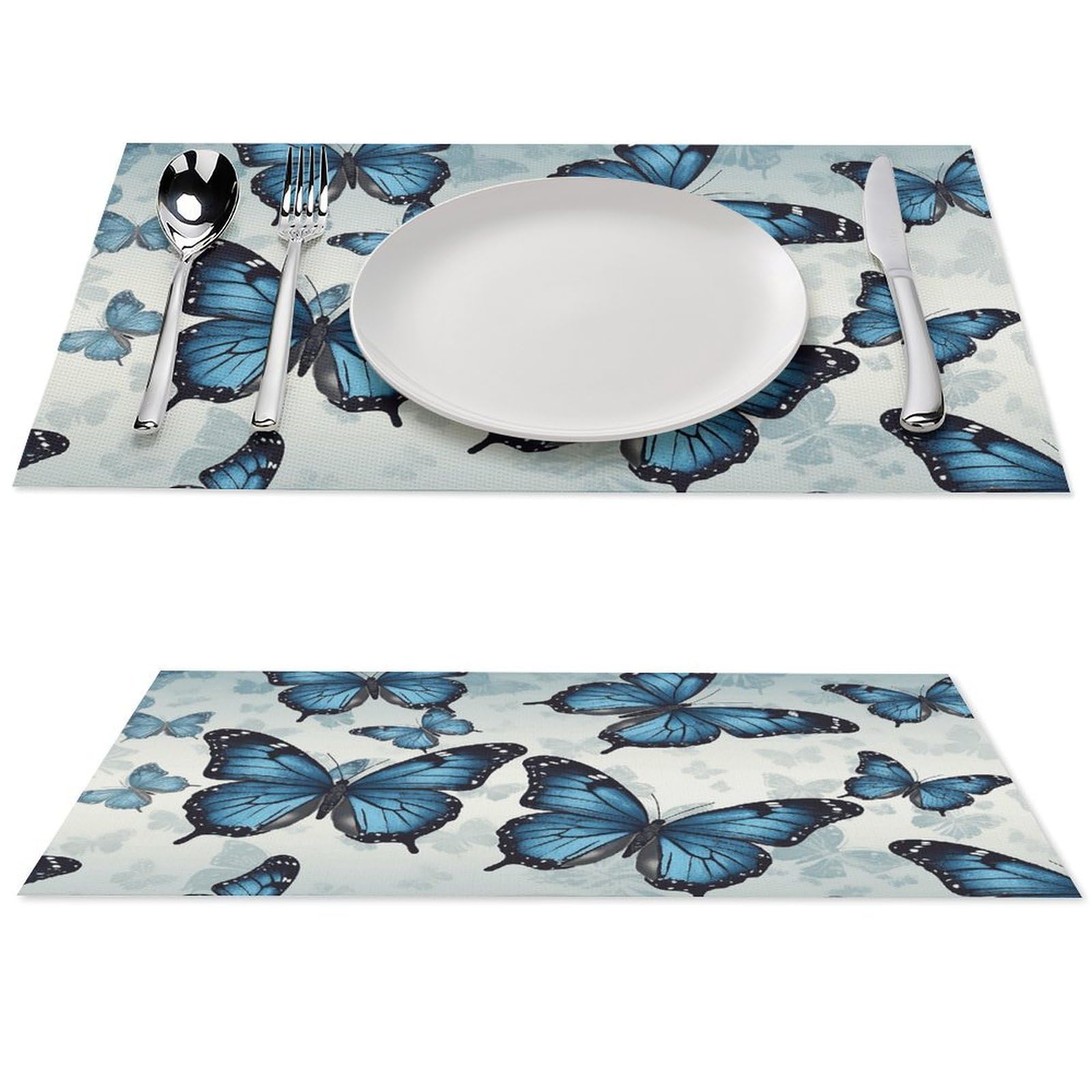 Set de table en PVC étanche antidérapant et résistant à la chaleur pour cuisine et salle à manger