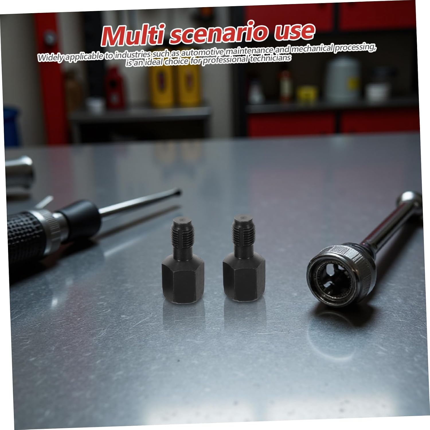 Thread Repair Kit 2pcs Small Exhaust Thread Fixer Tool Universal Rethreading Tool Automotive Repair