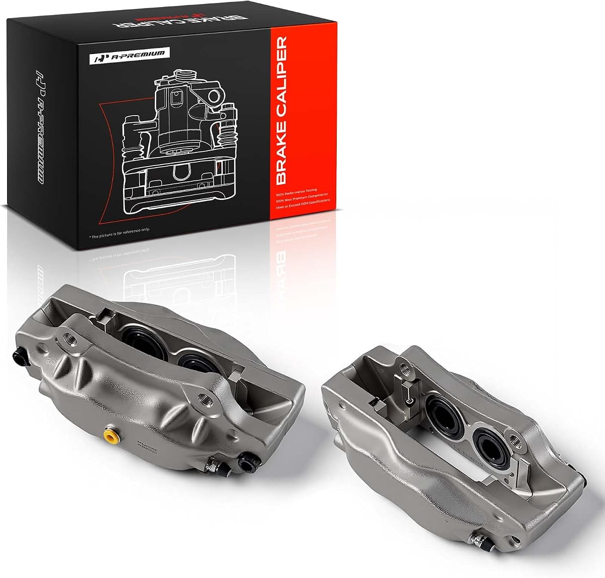 A-Premium Front Left and Right Side Disc Brake Calipers | Compatible with Acura TL Base 2004-2006, TL Type-S 2007-2008, Corrosion-resistant, Direct-fit