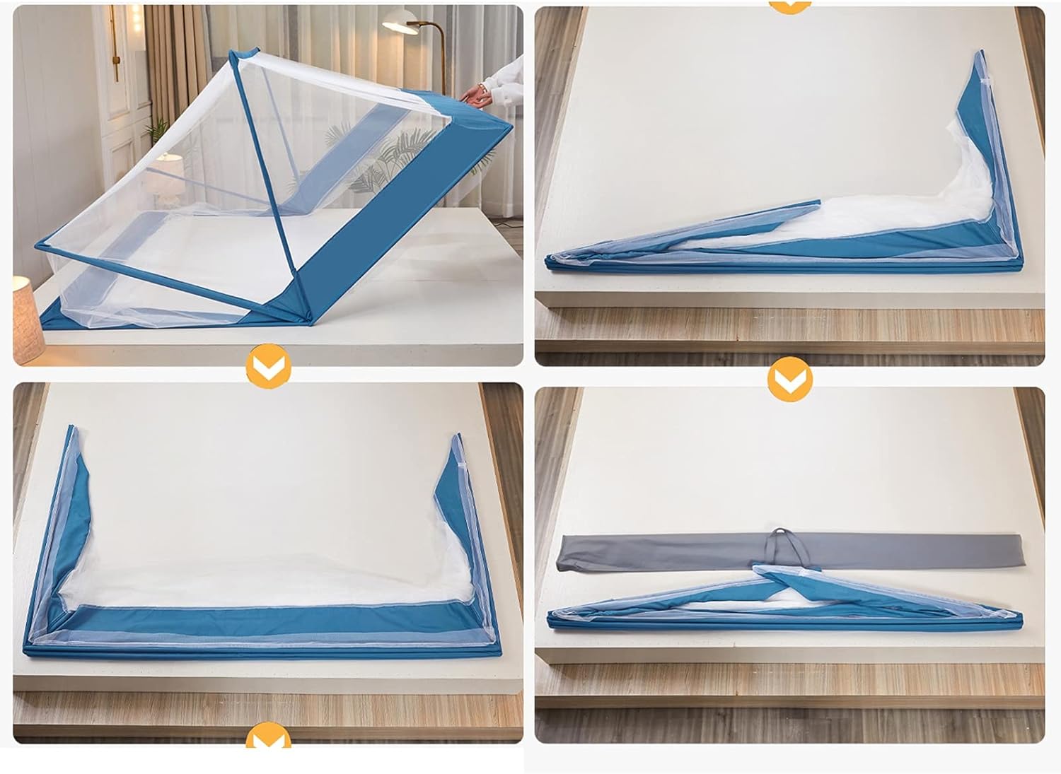 Mosquito Net Foldable Mosquito Net, Foldable Portable Garden Mosquito Net, Free-Installation of Mosquito Net (Color : Purple, Size : 135x190x80cm)