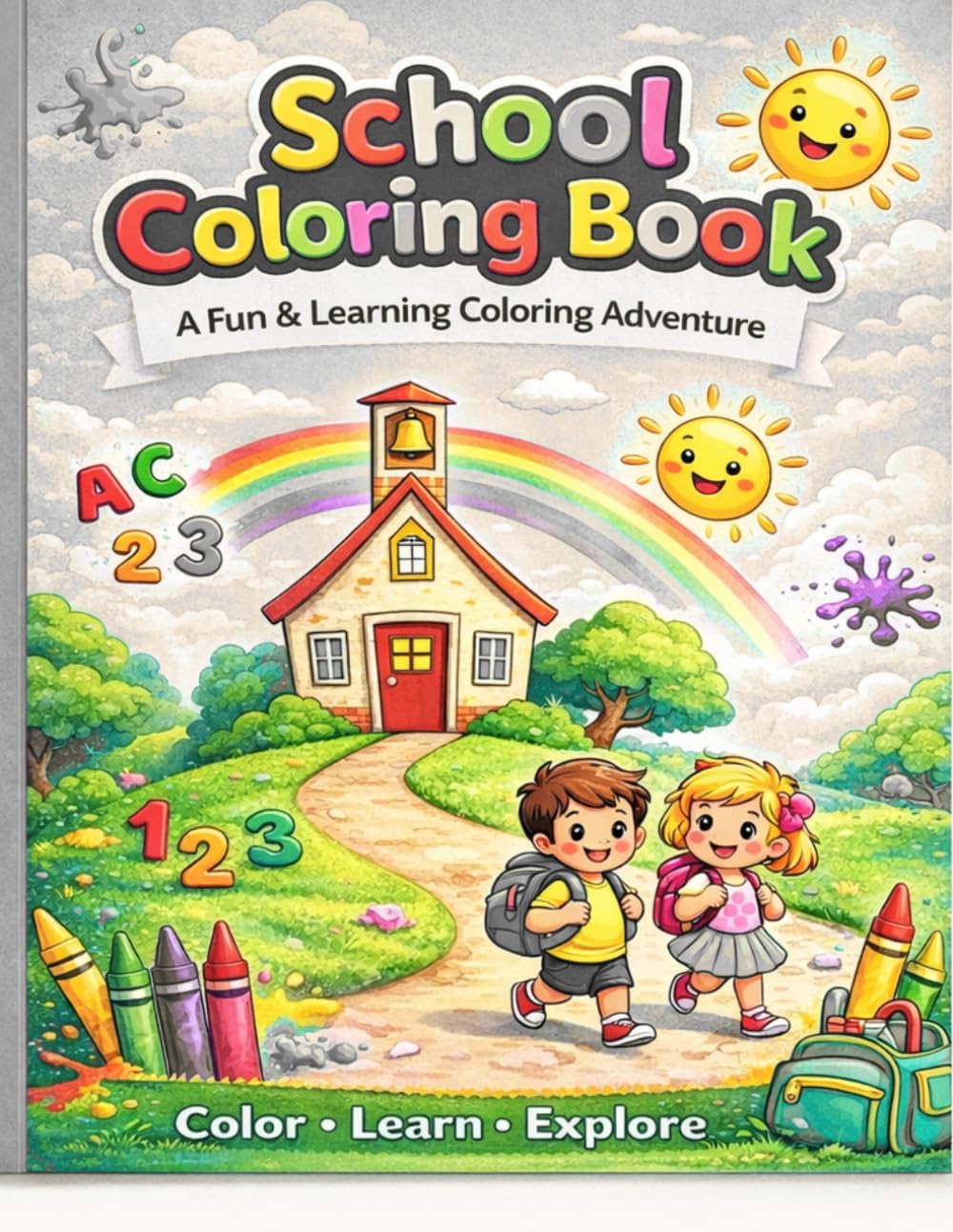 Fun & Learning Coloring Adventure for Preschool & Kindergarten