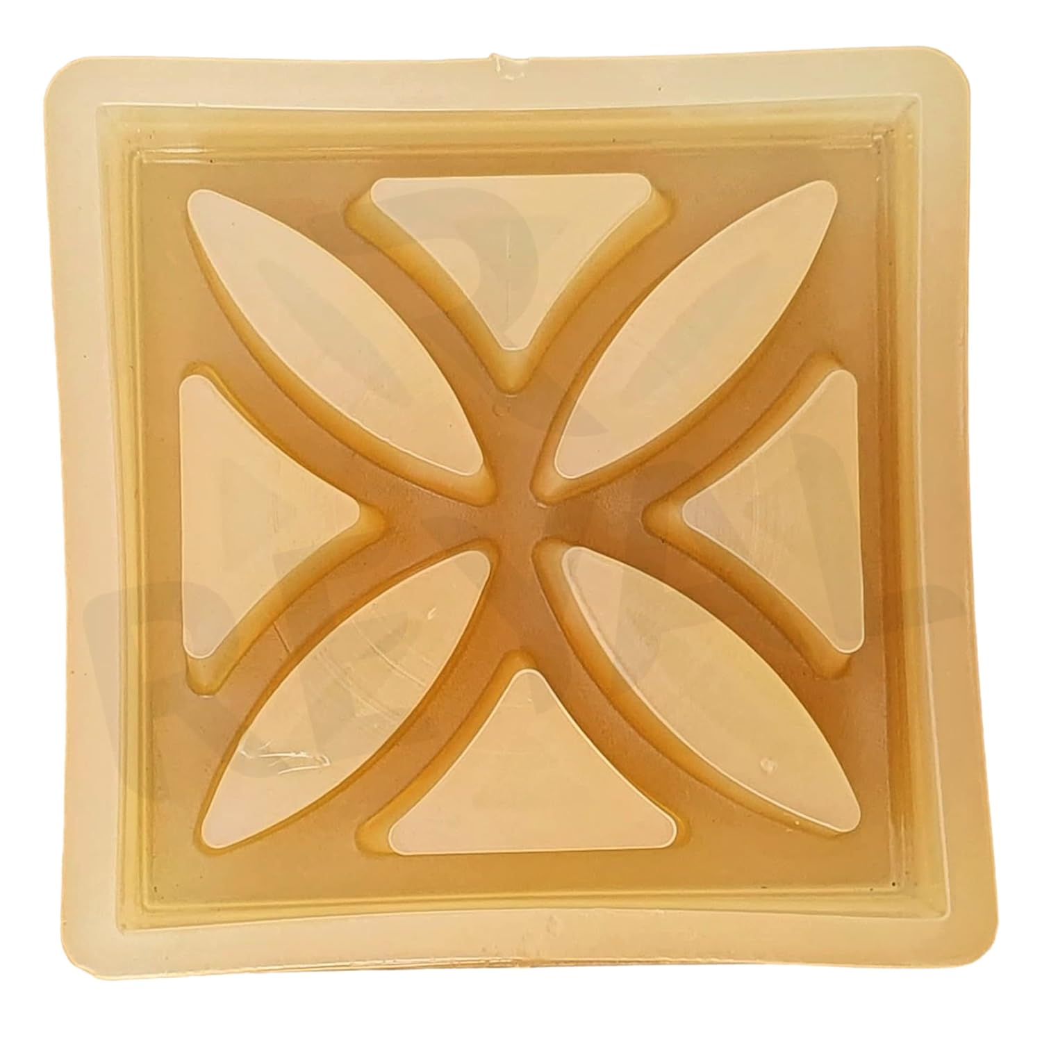 Reyal 8x8 FOUR PETAL Cement Breeze Block Mould Elevation Jali Mould