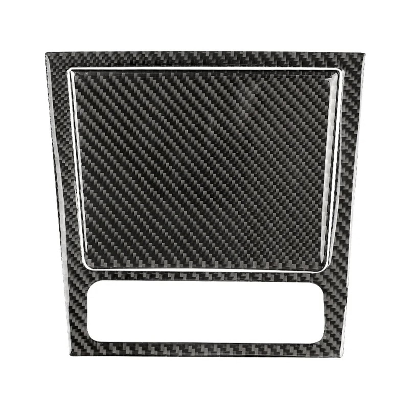 Interior Trim for VW for Golf 6 for GTI R MK6 2008-2013 for Scirocco 2009-2016 Car Ashtray Panle Frame Trim Carbon Fiber Sticker Accessories Auto Central Decoration(A)