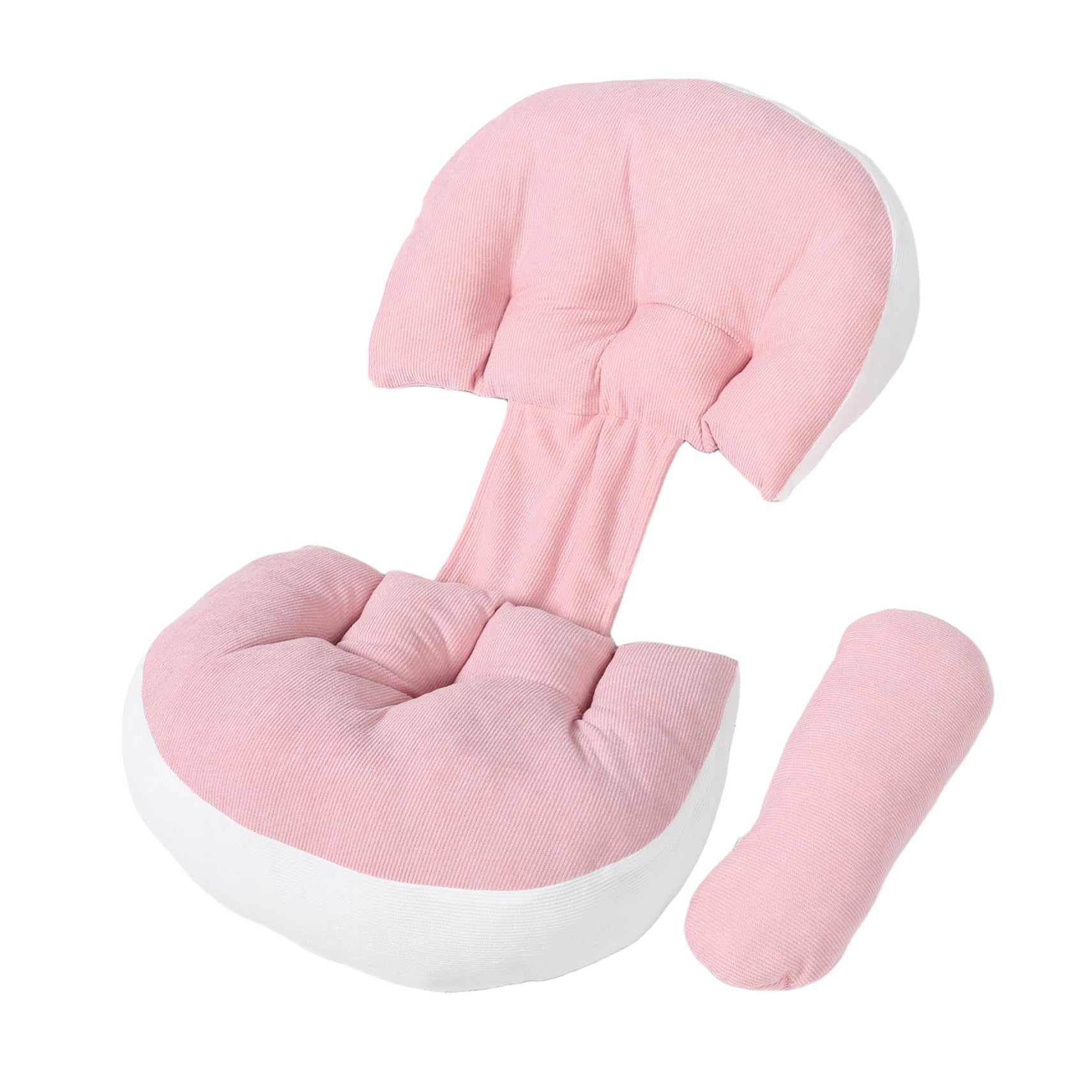 Oreiller de maternité Yardwe avec forme U ergonomique pour soulager le dos la nuit