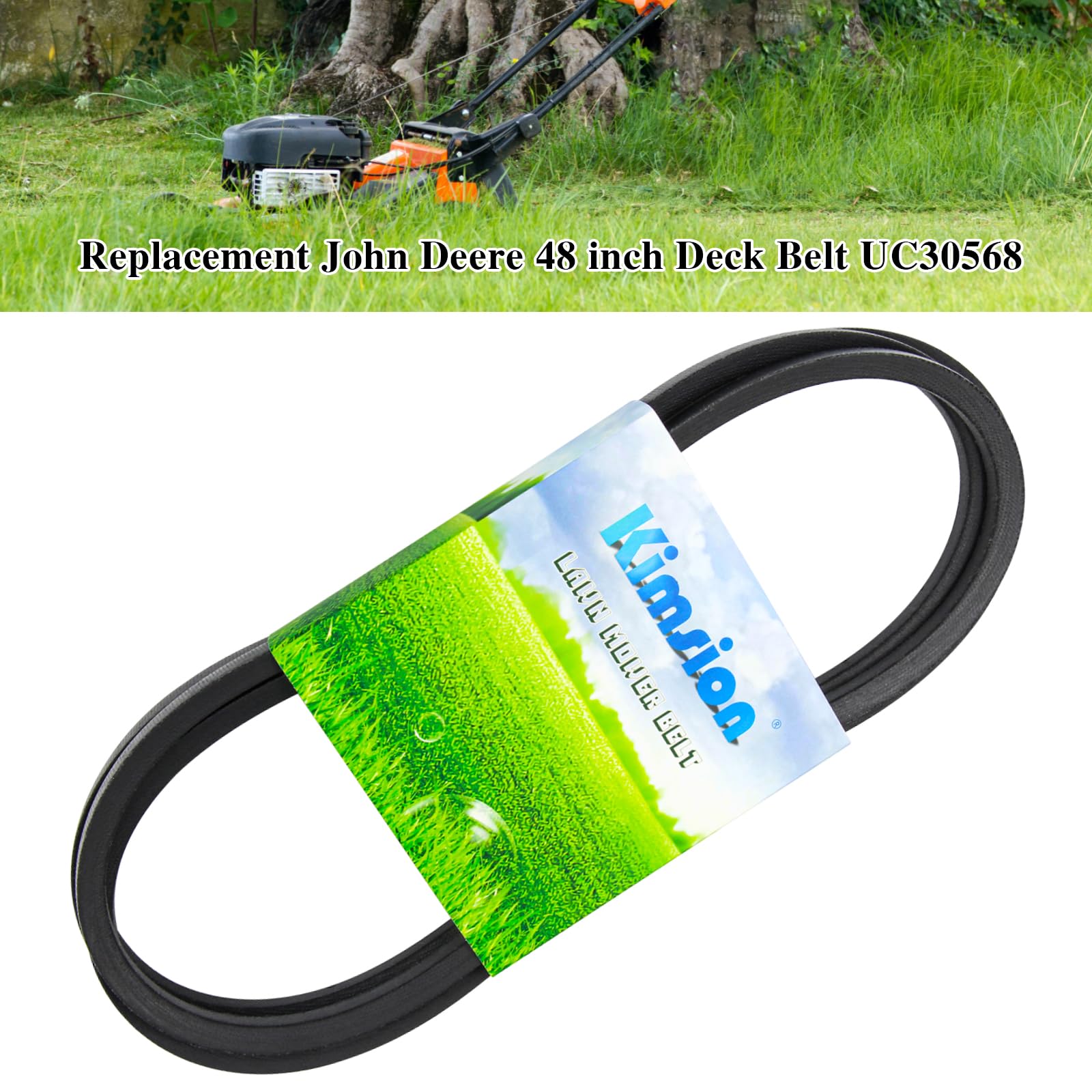 Courroie De Tondeuse Autoportée GX20006 - Compatible John Deere D110 D120 D130 D140 D150, Facile à Installer - 9
