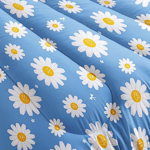 Miniatura 37 de Black Blue Butterfly Comforter Set for Girls Women,Boho Butterfly Sun and Moon Mandala Printed Bedding Set with 2 Pillowcases(Black Blue Twin)