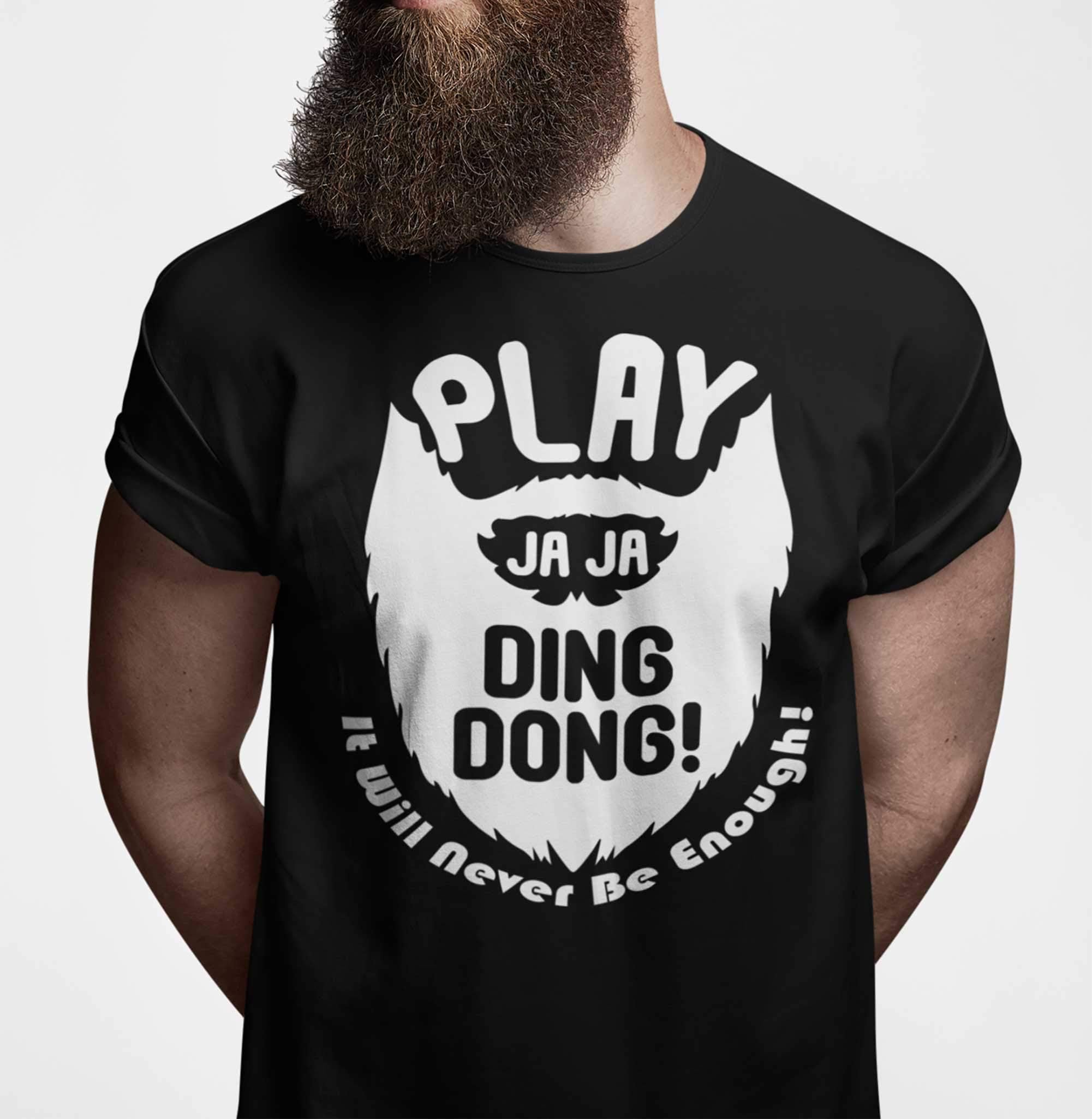 NexGenIt Will Never Be Enough JAJADING Dong T-Shirt Eurovision Song Contest The Story of Fire Saga (L) Black