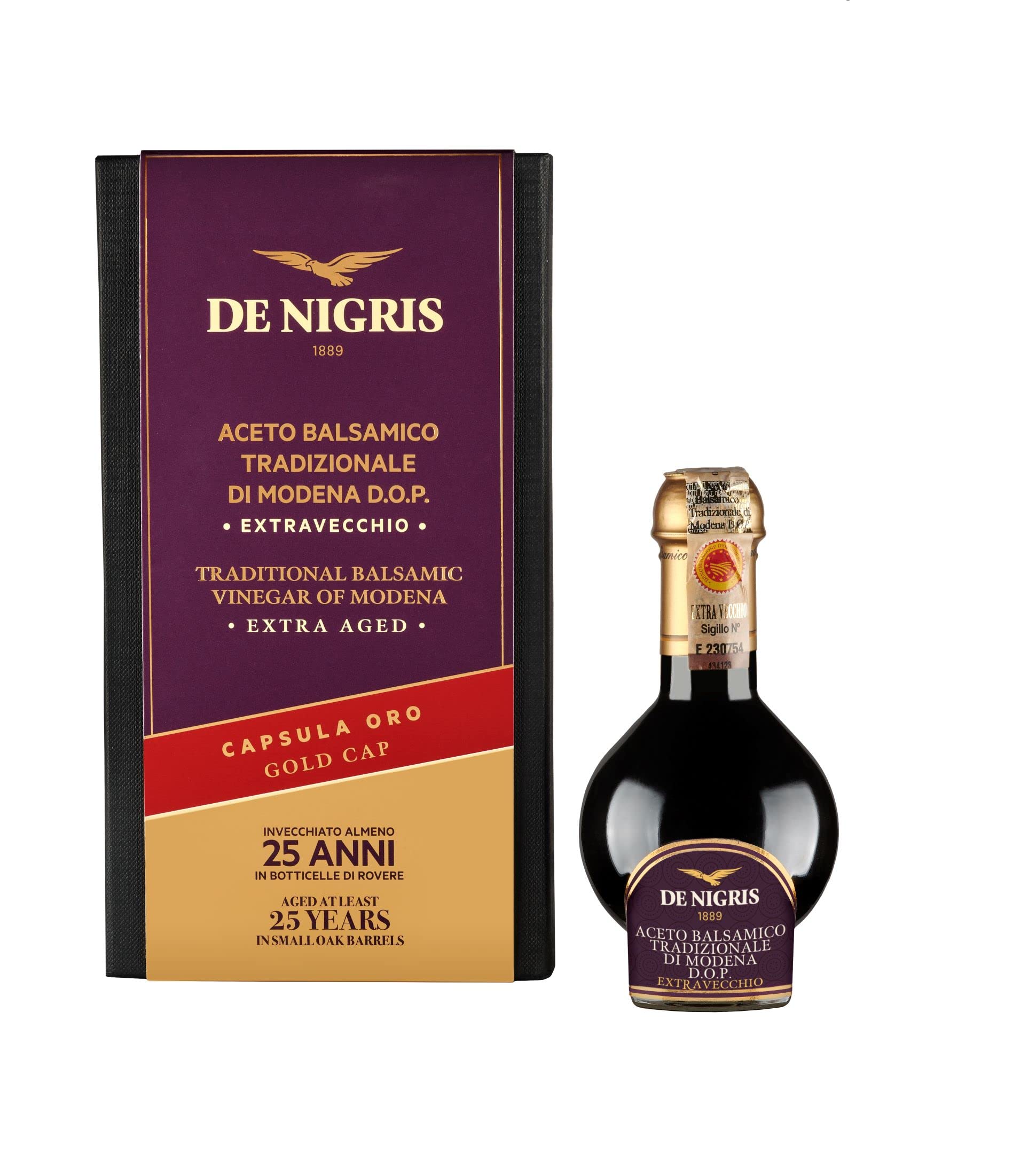 Buy De Nigris 25 Year Aged ExtraVecchio Traditional Balsamic Vinegar