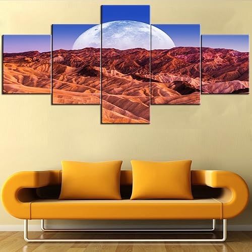 Vista 52 de Paisaje de 5 piezas pintura sobre lienzo