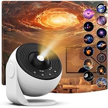FLEVO Planetarium Star Projector Galaxy Projector for Bedroom 13 in 1 HD Realistic Starry Sky Night Light with Galaxy Disc for Kids Ceiling Home Living Room Decor Birthday Gift Pro