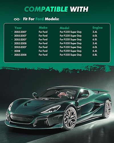 Miniatura 7 de SCITOO Kit de pastillas de freno semimetálicas D1068 reemplazo trasero para Ford F-250 Super Duty 2005-2007, para Ford para F-350 Super Duty