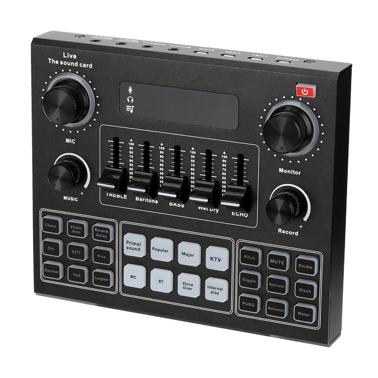Mixeur changeur de voix portable VANZACK avec effets sonores - 8