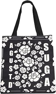 K-POP - Bolsa de compras de viaje con música Kpop, reutilizable, para amantes de las canciones de Corea del Sur, regalo para fanáticos de estrellas