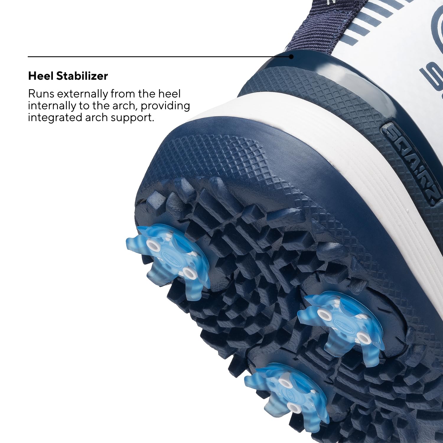 SQAIRZ Speed Mesh Herren-Golfschuhe, entworfen für Balance und Leistung, austauschbare Spikes, atmungsaktiv