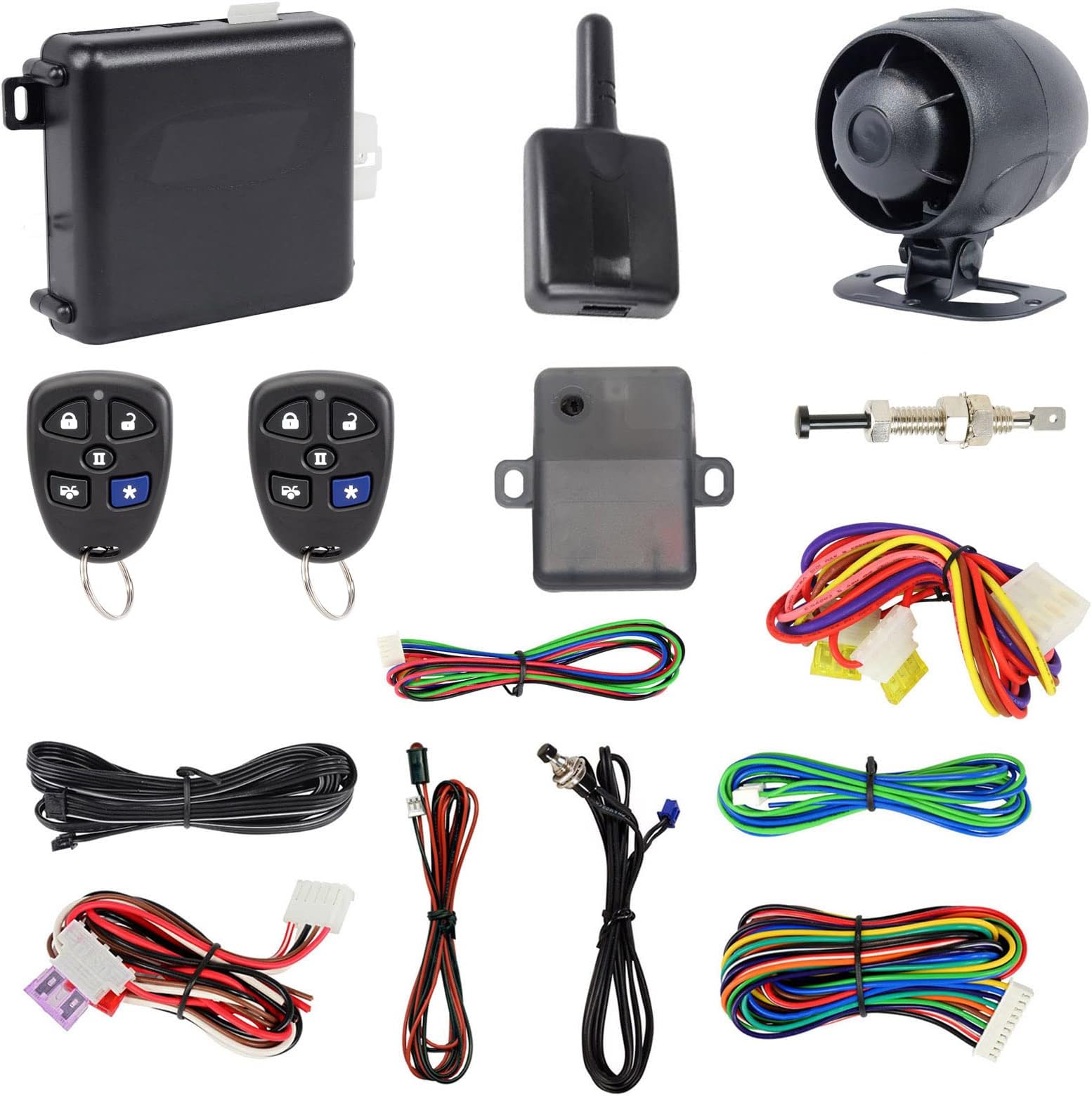Megatronix MEGA2400 Vehicle Remote Start Car Starter And Alarm Security System With Keyless Entry