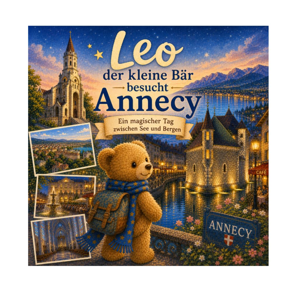 Leo in Annecy: N°8 - Ein zauberhafter Tag zwischen See und Bergen (Leo der kleine Bär besucht Frankreich)