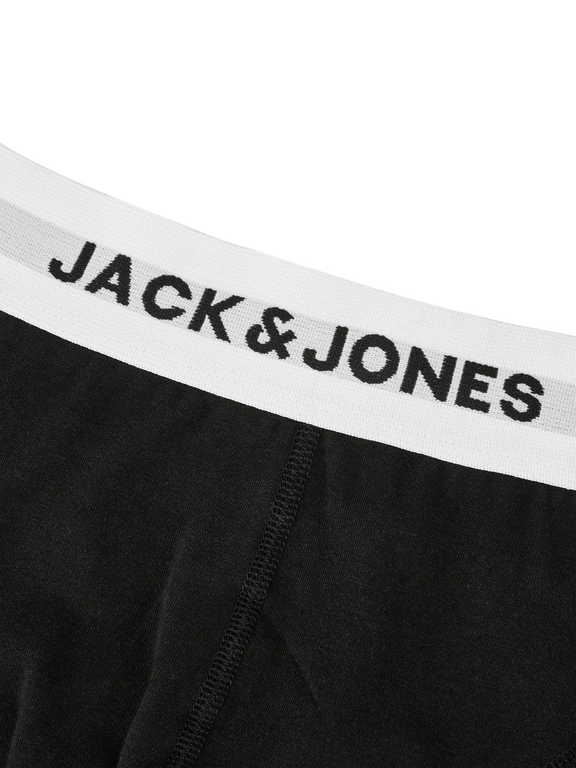 JACK & JONES Boxer da uomo, confezione da 10 pezzi, in cotone, basic trunks jacanton, biancheria intima retrò, pantaloncini elasticizzati, colore nero, bianco, S, M, L, XL, XXL, 3XL