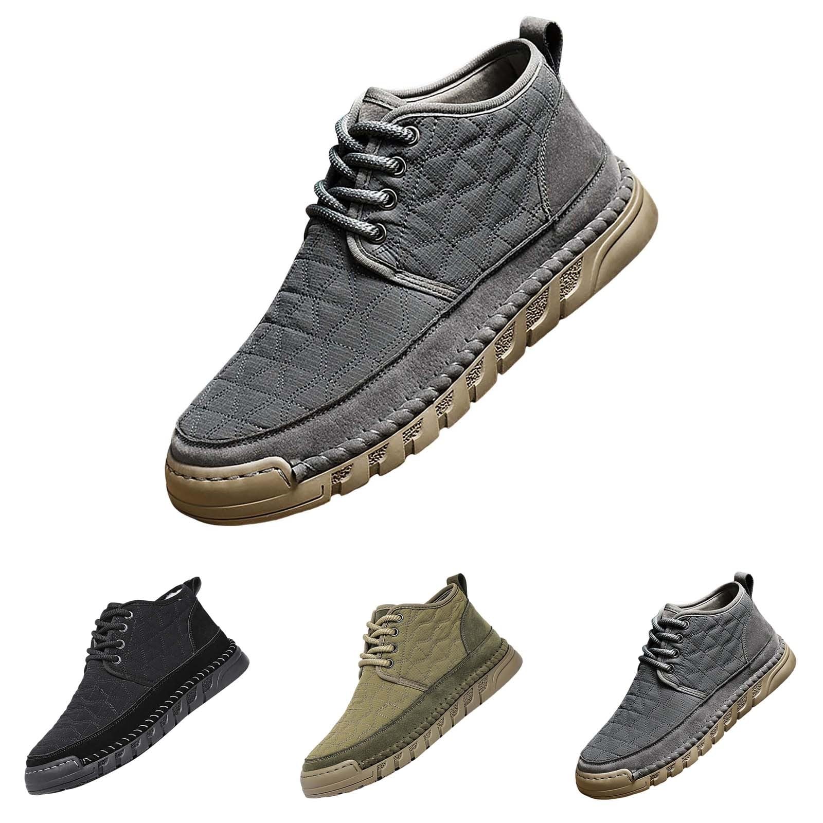 Wanderstiefel Herren Breiter Fuß, Trekkingstiefel Rutschfest Outdoor