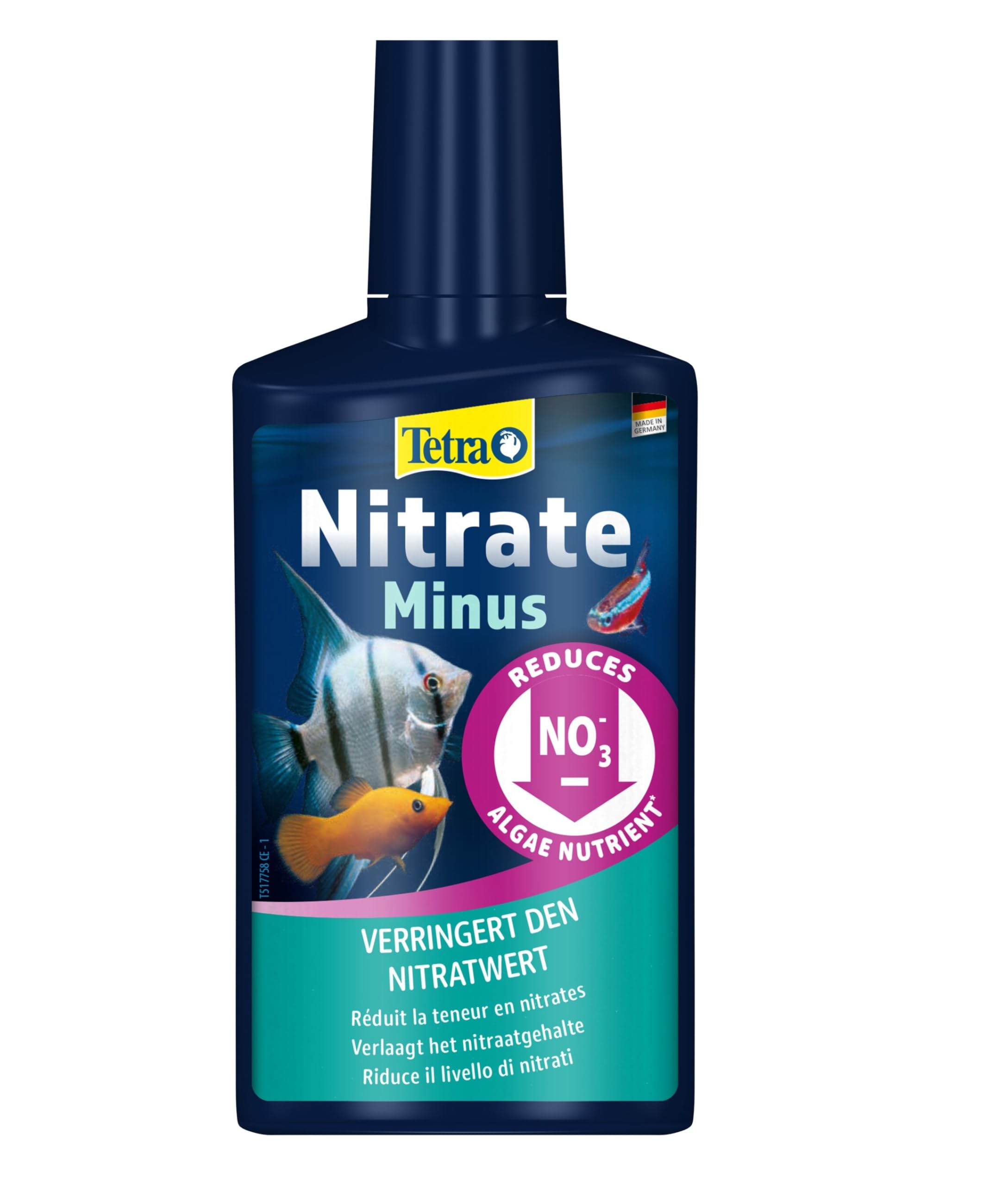 Tetra NitrateMinus 250 ml, Riduce il Nitrato Nutritivo delle Alghe