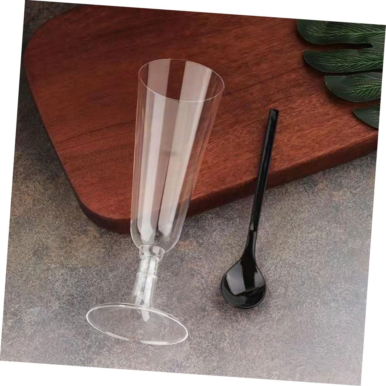 Ipetboom 40pcs Cocktail Goblets Unbreakable Wine Flutes Lightweight Party Drinkware for Weddings Bars Restaurants Home Celebrations