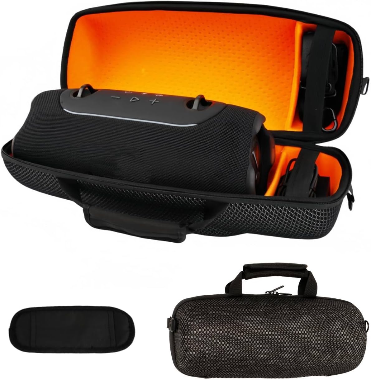 Hard Travel Case for JBL Xtreme 5 Speaker, Protective Travel Carrying Storage Holder Bag Portable Organizer Shockproof Speak Case with Shoulder Pad