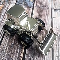 Vista 6 de Banco de monedas de metal plateado personalizado