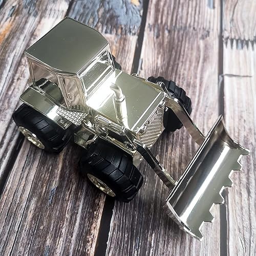 Miniatura 6 de Banco de monedas de metal plateado personalizado