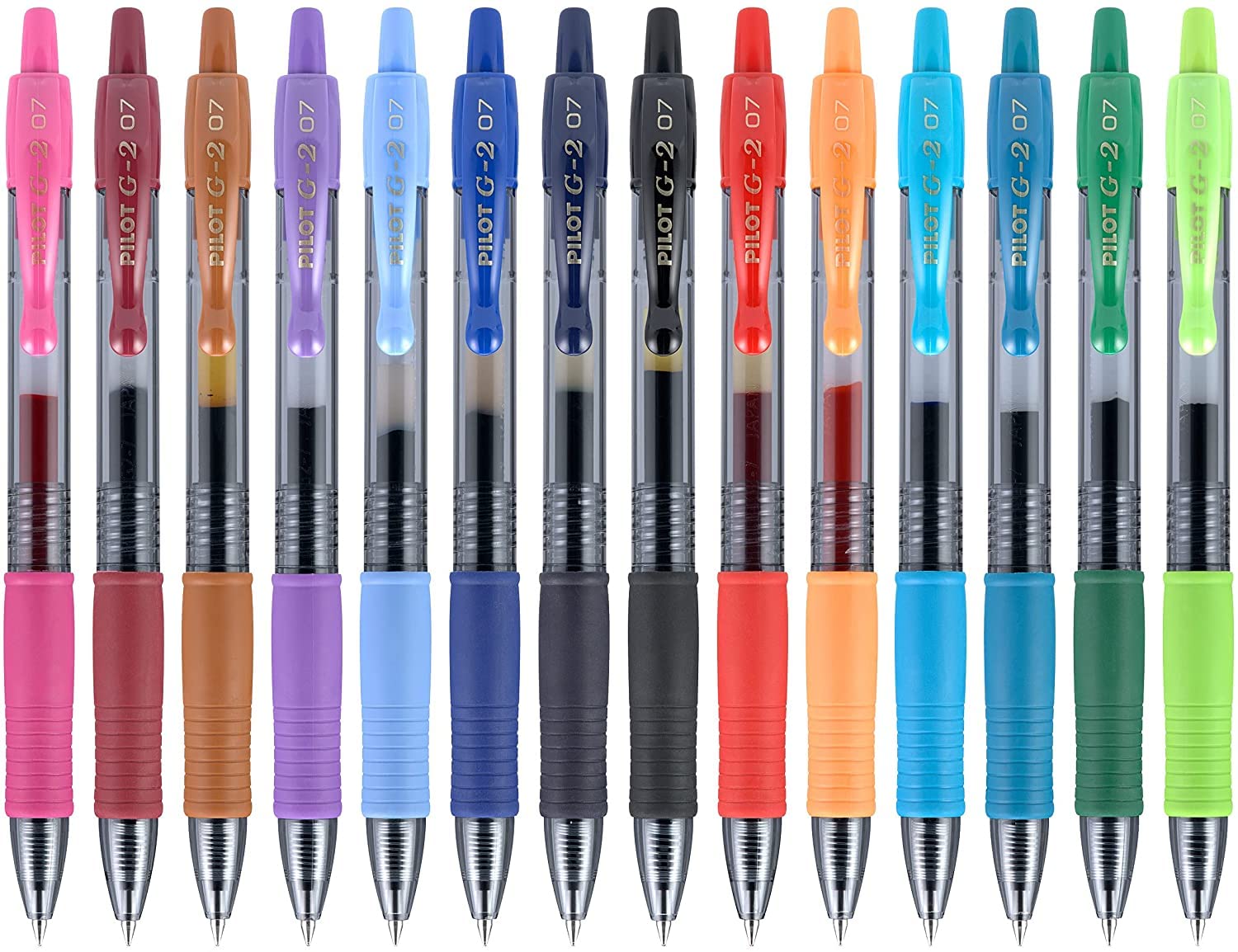 Pilot G2 Multi Color Pack Pilot G2 Premium Gel Roller Pens Fine