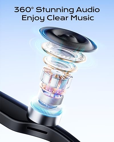 Miniatura 6 de Gafas inteligentes con Bluetooth, micrófono y altavoces incorporados, gafas de sol inalámbricas inteligentes con auriculares para hombres y mujeres,