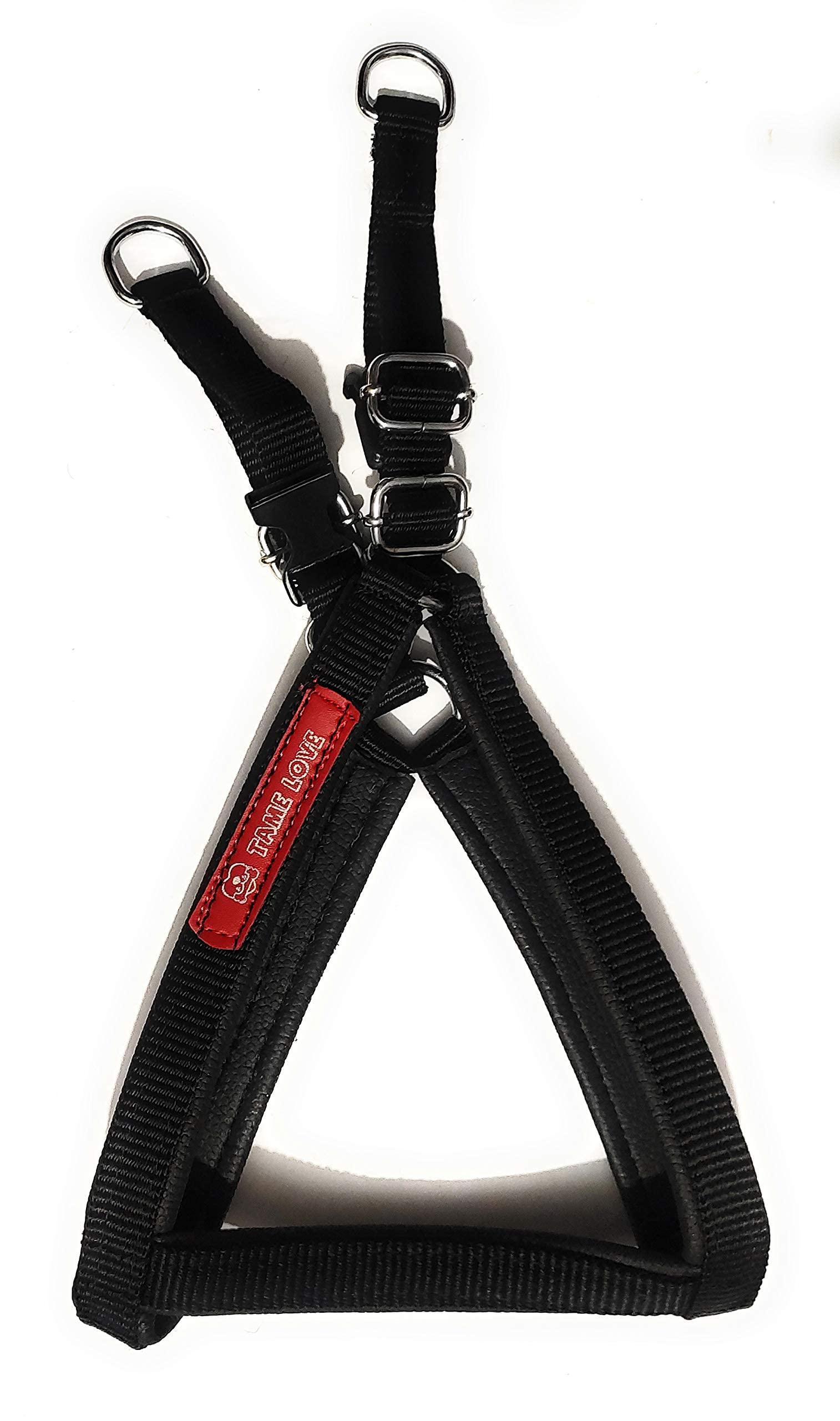 Tame Love Choke Free and Pulling Free Padded Easy Control Adjustable Chest Belt Harness for Small Dogs of All Breeds and All Life Stages(Black, 0.75 inch) (B0C9DM93ZB) Amazon Price History, Amazon Price Tracker