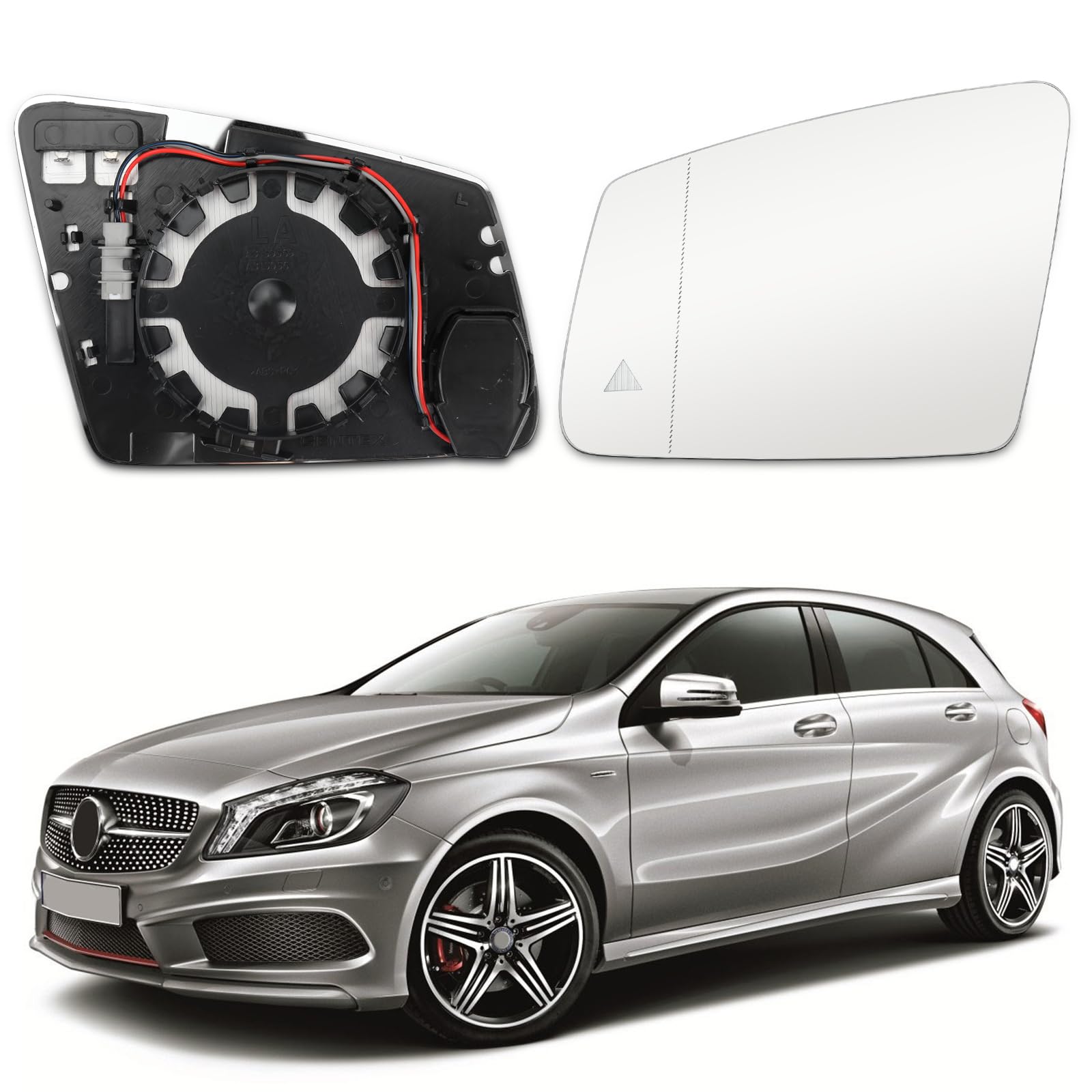 Seitenspiegel Glas Rechts Beheizbar Asphärisch Für Mercedes E-Klasse