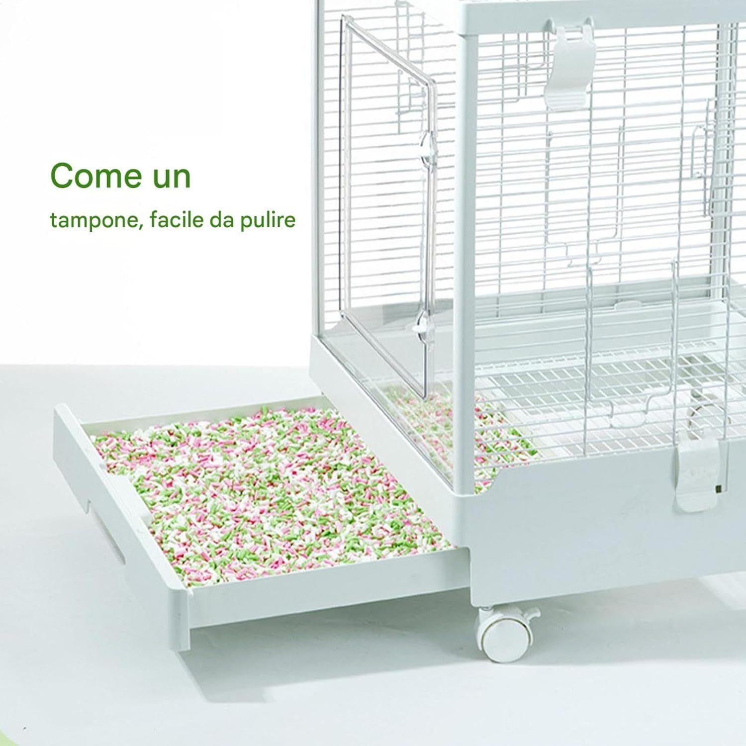 Bird Cage Bedding, Parrot Cage Liner, Natural Bird Litter, Soft Wood Shavings with Odor Control and Comfortable Texture for Both Pets and Owners, 5.91x9.84x2.36 Inches 7 71aok4 gX1L. AC SL1500