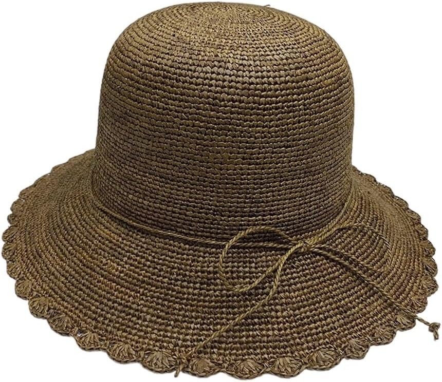 Hat, Women's Casual Wide Brim Sunscreen, Seaside Vacation Beach
