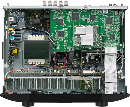 Marantz NR1510 UHD AV Receiver Slim 5.2 Channel Home Theater Amplifier, Dolby TrueHD and DTS-HD Master Audio | Alexa Compatible | Stream Music via Wi-Fi, Bluetooth and HEOS Black
