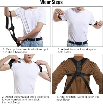 DaMohony Stance Posture Corrector Posture Correction Kit Back Straightener for Hunchback Correction