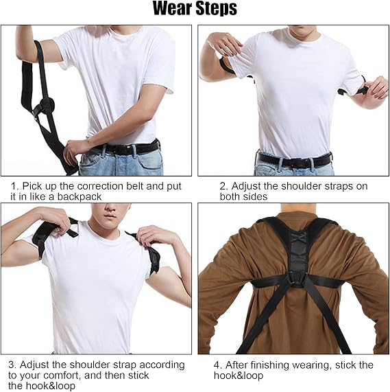 DaMohony Stance Posture Corrector Posture Correction Kit Back Straightener for Hunchback Correction