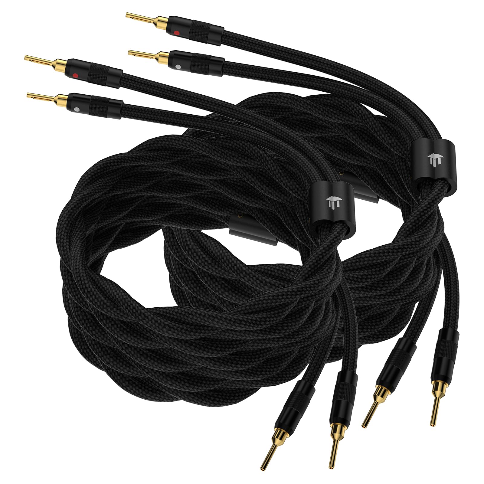 Cavo altoparlante High End SP01, 2,5 M/8,2 FT, placcato oro per amplificatore HiFi, ricevitore AV, altoparlante CD/DVD Decorder