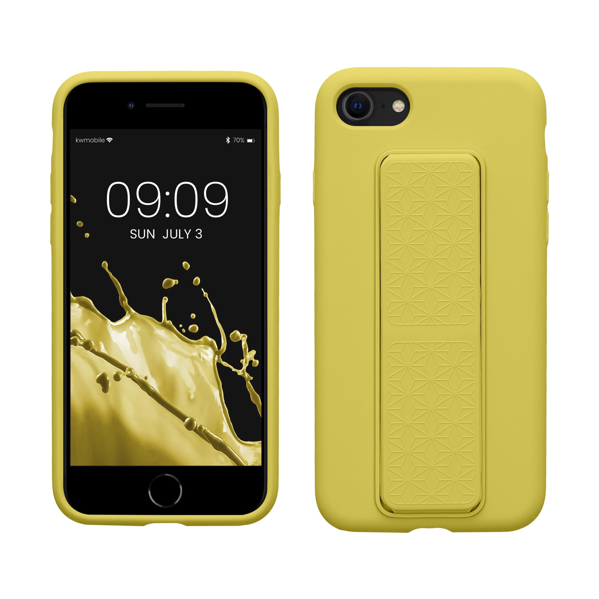 kwmobile Case for Apple iPhone SE (2022) / SE (2020) / 8/7 Case, Soft TPU Cover with Silicone Coating