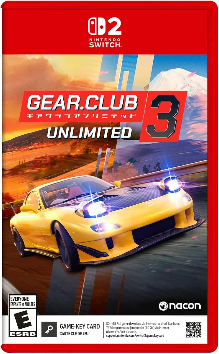 Gear.Club Unlimited 3 – Nintendo Switch 2 (Tarjeta clave de juego)