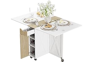 Folding Gate Leg Table for Compact Living