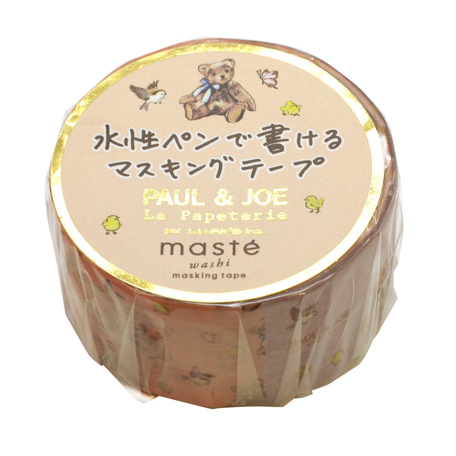 Limited Masking Tape PAUL & JOE La Papeterie Collaboration [Teddy Bear] PMM