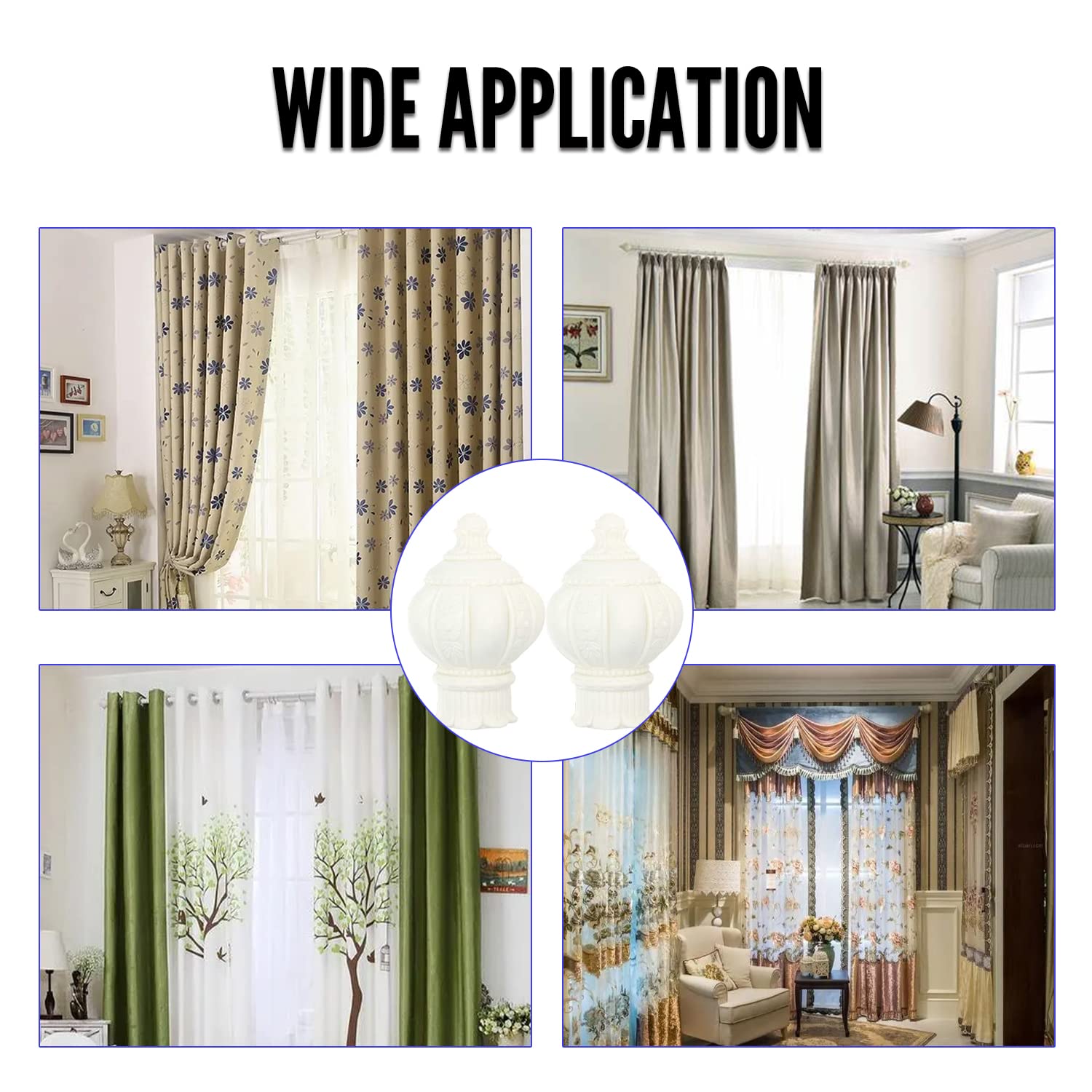 Tringles à Rideaux Embouts Et Accessoires