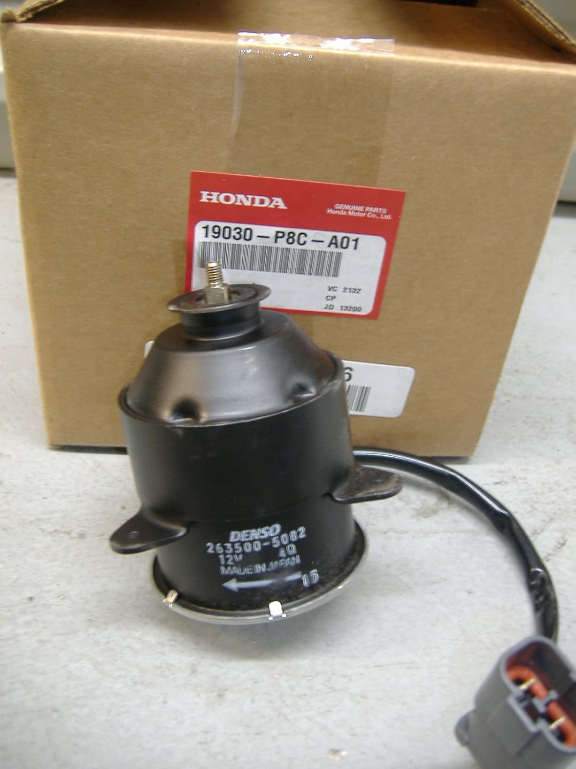 Honda 19030-P8C-A01, Engine Cooling Fan Motor