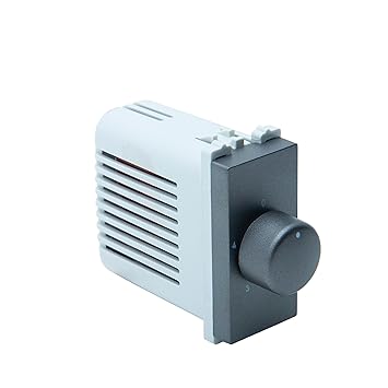 Wipro Northwest Nowa Fan Regulator 4+1 Position Step Type, Silver Grey (pack of 1)