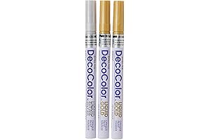 deco color gold paint pen