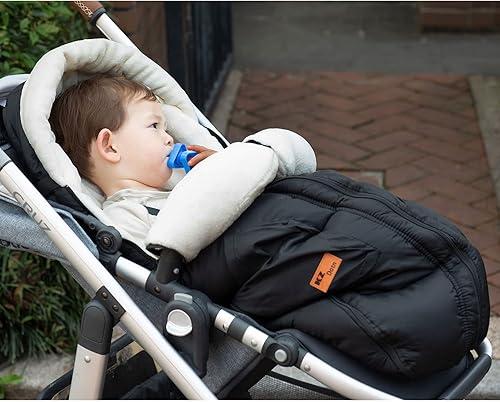 Miniatura 7 de Saco de invierno resistente a la intemperie para cochecito de bebé, saco universal para bebés y niños pequeños, impermeable al aire libre, paseos de