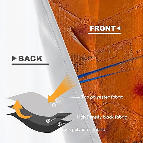 Miniatura 3 de Shrahala Cenefas de cocina de color verde abstracto, pinceladas de acuarela modernas, cortinas de media ventana, tratamiento de ventana de poliéster