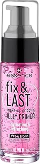 essence | Fix & LAST Make Up Gripping Jelly Primer | Hydrating & Smoothing Foundation Primer for Long Lasting Make Up | Vegan & Cruelty Free | Made Without Parabens, & Microplastic Particles