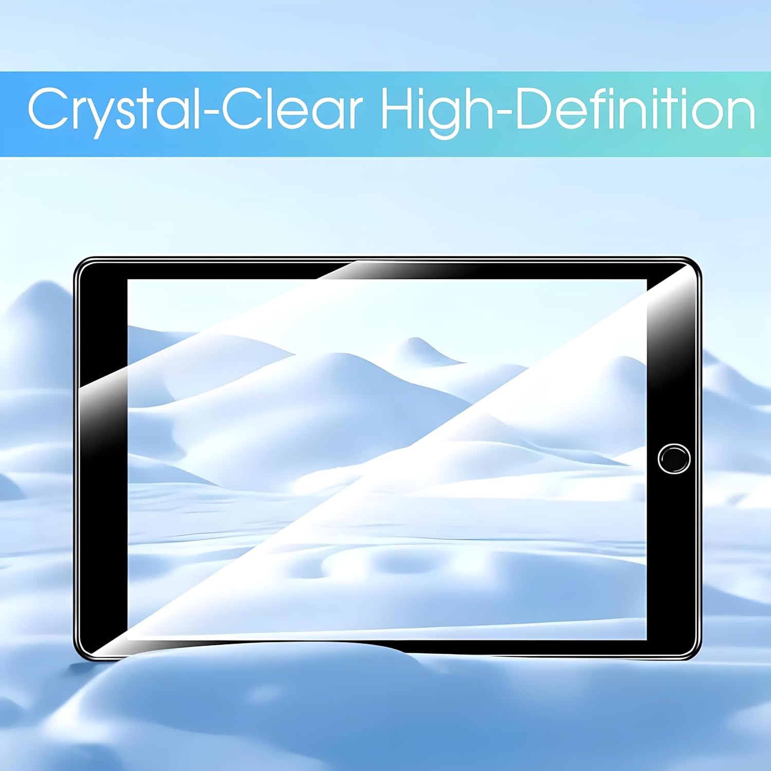 2 Pack for iPad 9th 8th 7th Generation Screen protector 10.2 Inch, HD Tempered GlassTempered Glass Screen Protector for iPad 2021/2020/2019, 9H Hardness, HD Clear, Anti-Fingerprint, Bubble-Free Installation, Apple Pencil Compatible